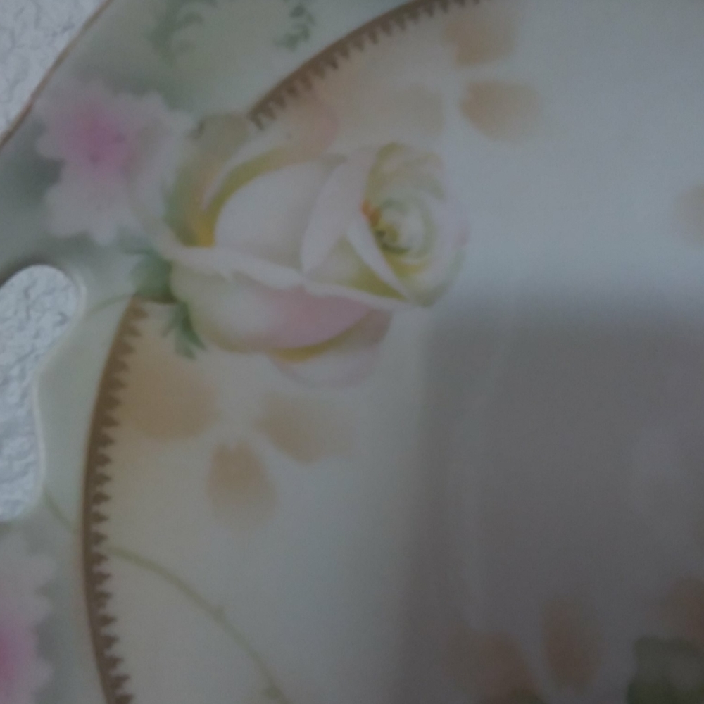 Antique  Porcelain Cake Tray  Made in Prussia - Picture 3 of 10